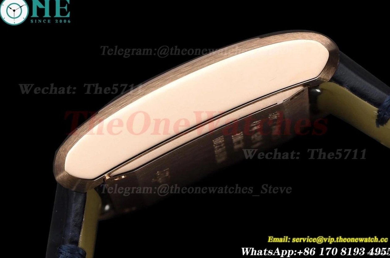 Silver 21.2mm RG Tank Blue Quartz Dial LE 8848F Française 0304